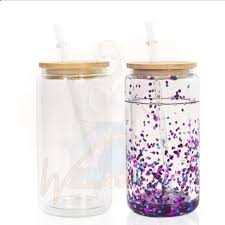16 oz Custom Snow globe Cup